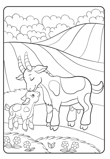 Книжка за оцветяване: Домашни животни