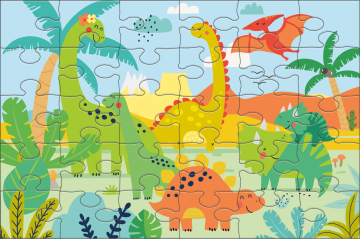 Динозаврите. Книжка със забавни задачи и пъзел