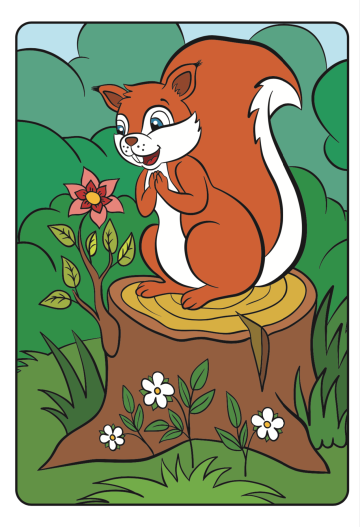 Книжка за оцветяване: Диви животни